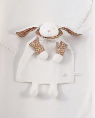 Doudou Lapin Liberty 70’s par la marque Pamplemousse Peluches Pamplemousse Peluches - Doudou Lapin Liberty 70’s