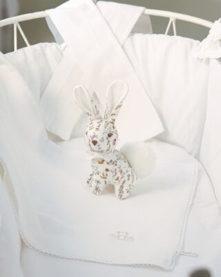 Pamplemousse Peluches - Coffret  Lapin Beige et  Lange
