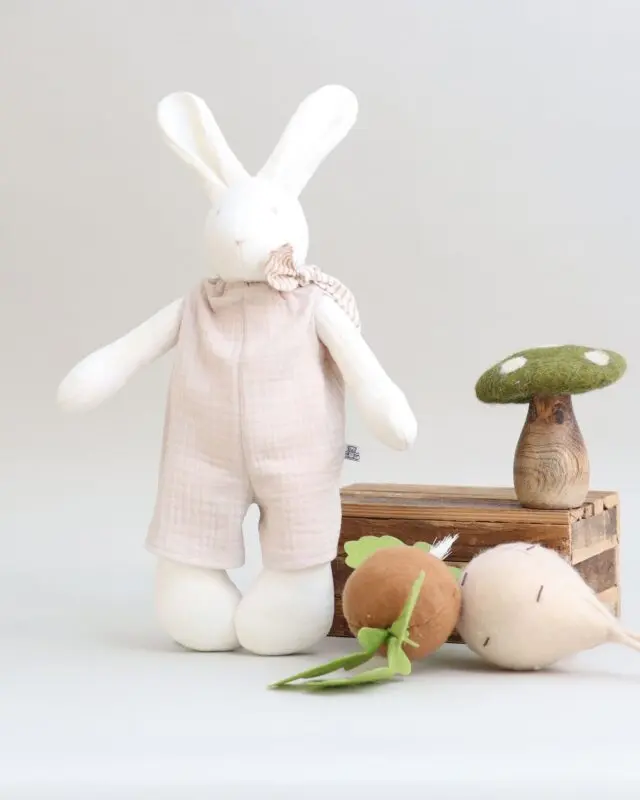 Poupées Russes Emboîtables – Lapins Peints à La Main Par Simonova – Artisanat Traditionnel