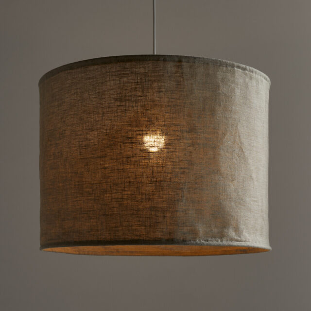 LA REDOUTE INTERIEURS - Suspension/abat-jour En Lin Froissé Ø50 Cm Thade