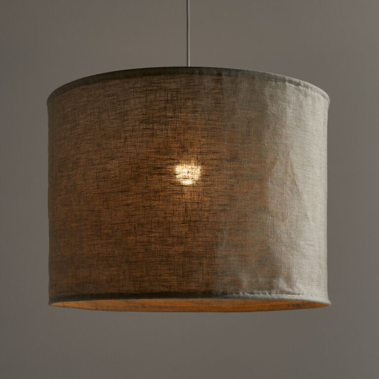 LA REDOUTE INTERIEURS - Suspension/abat-jour En Lin Froissé Ø50 Cm Thade
