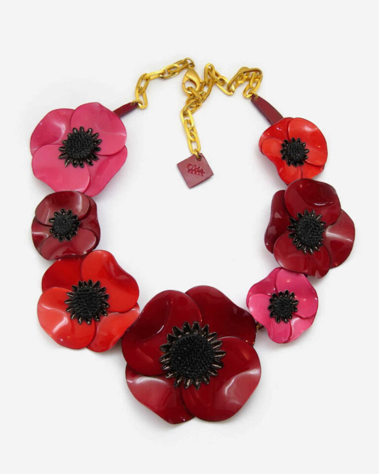 Ciléa Paris - Collier coloré femme Anémone - Maxi