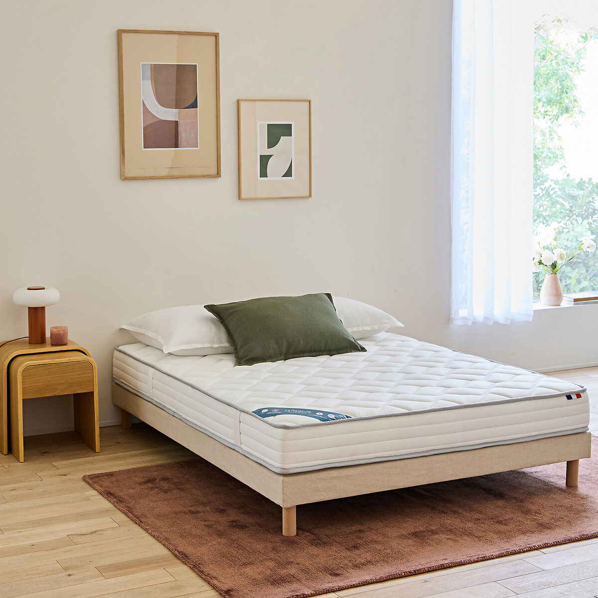 b544a82761ad3a11a0dcce8877637be5 LA REDOUTE INTERIEURS - Ensemble Matelas Mousse Ferme 19 Cm + Sommier