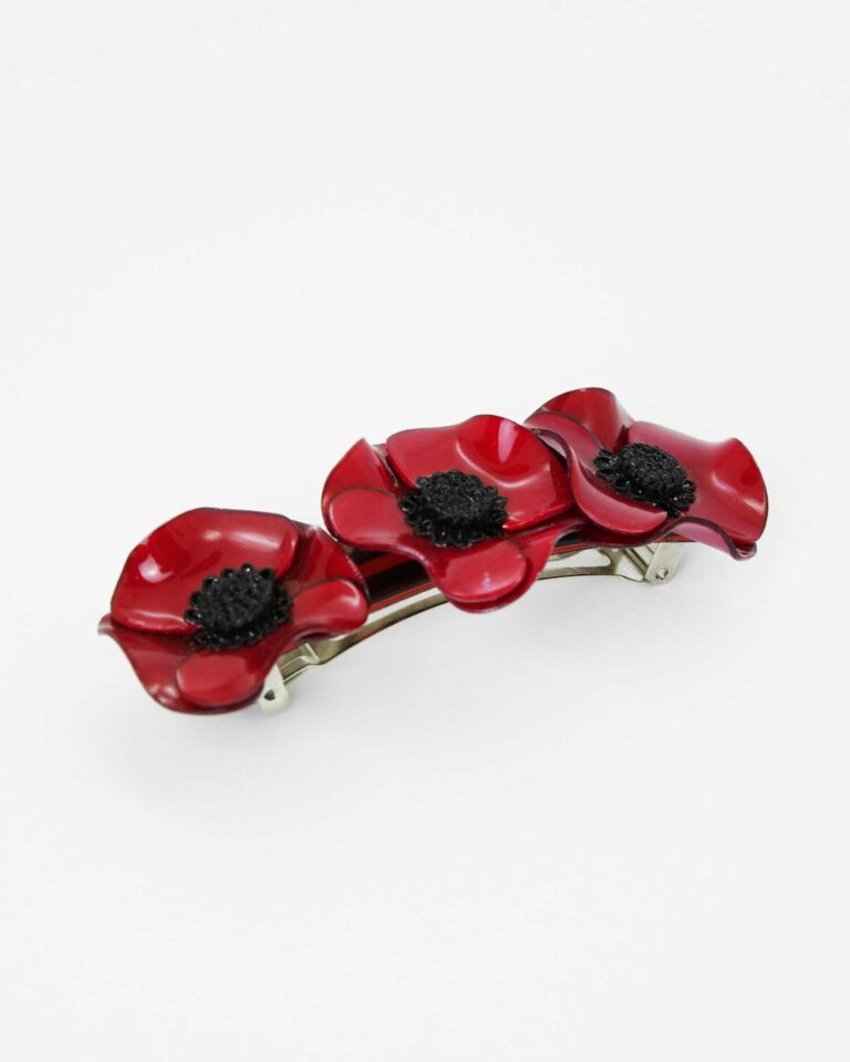 Ciléa Paris - Barrette cheveux Anémone 3 fleurs