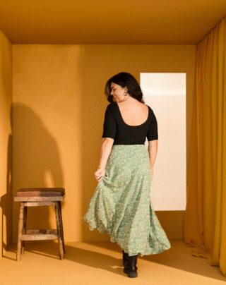 Body dos nu – Noir – Femme par la marque Maison Lemahieu Maison Lemahieu - Body dos nu – Noir – Femme