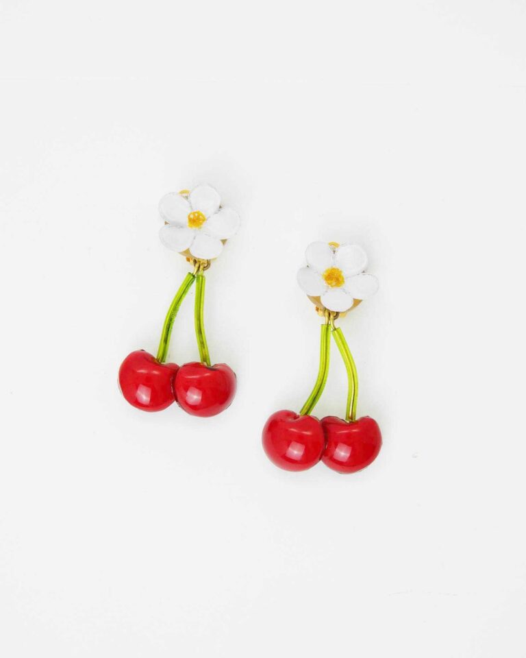 Ciléa Paris - Boucle d'oreille cerise Botanica