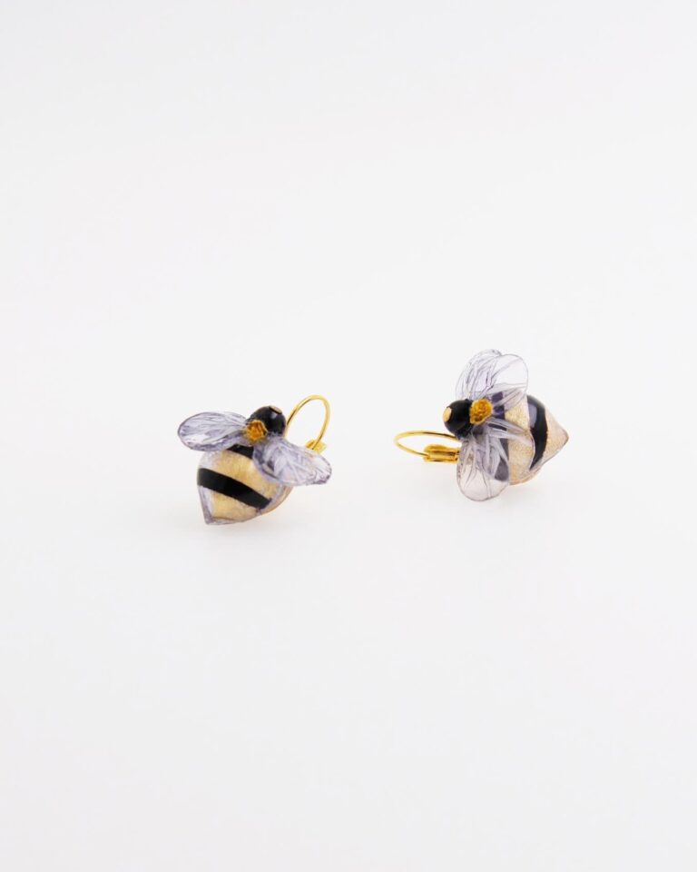 Ciléa Paris - Boucles d'oreilles fantaisie Bourdon - Mini