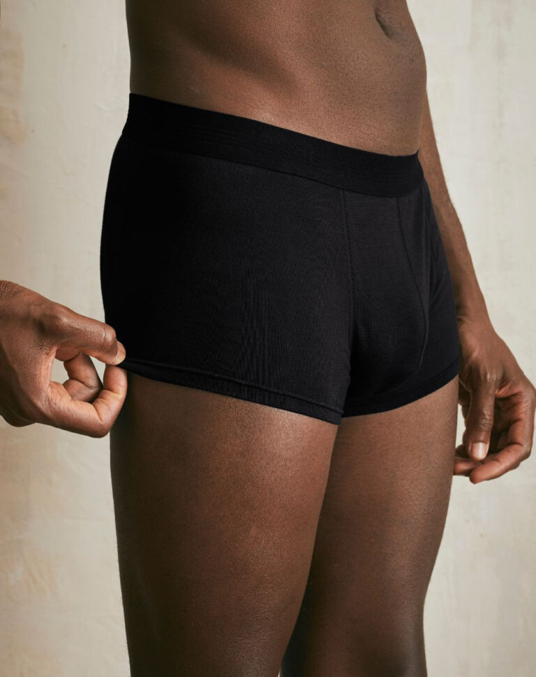 Lemahieu - Boxer court en Coton BIO - Noir - Homme