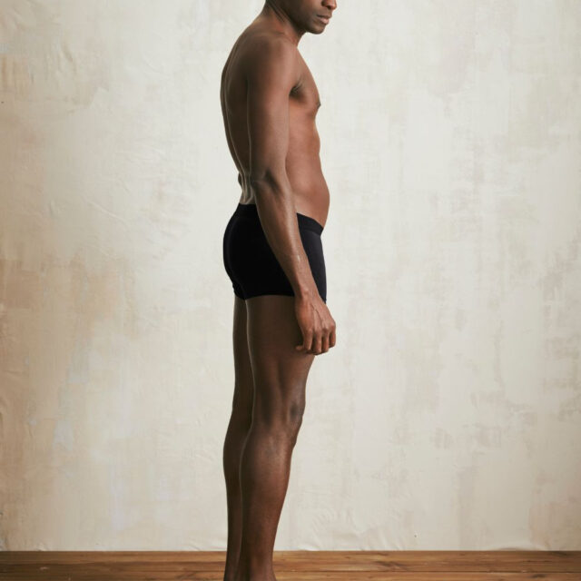 Lemahieu - Boxer court en Coton BIO - Noir - Homme