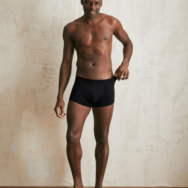 Lemahieu - Boxer court en Coton BIO - Noir - Homme