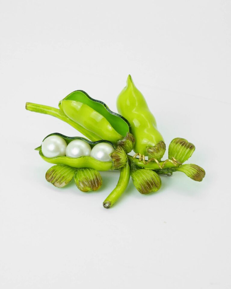 Ciléa Paris - Broche originale femme Petits Pois