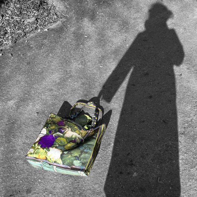 Maron Bouillie - Cabas du marché Choux – Bananes – sac cabas made in France