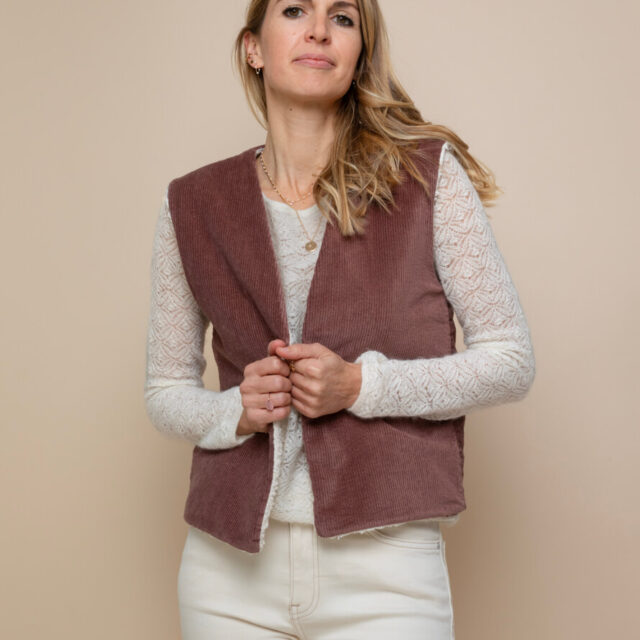 April et C - Gilet Basile - doublé velours