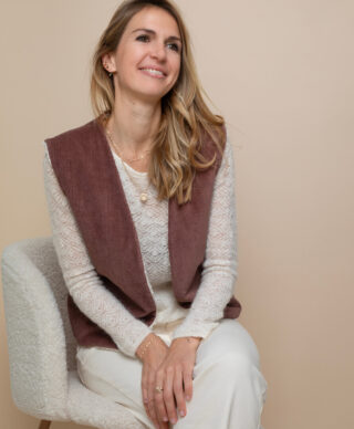 April et C - Gilet Basile  doublé velours