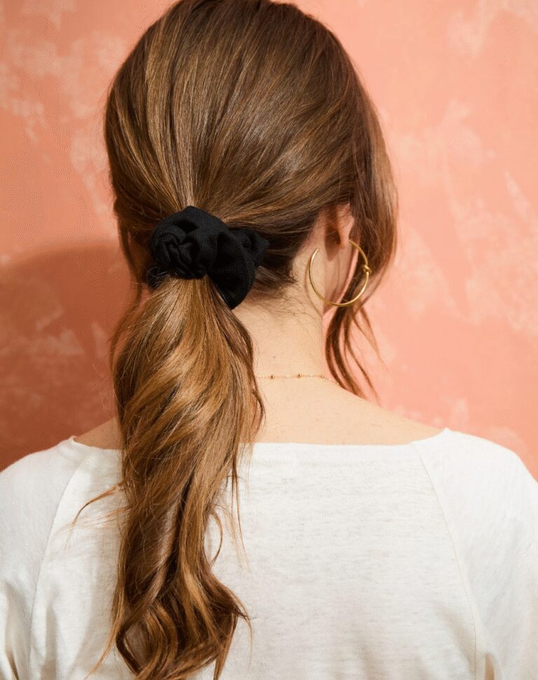 chouchou 100 lin noir Lemahieu - Chouchou 100% Lin - Noir