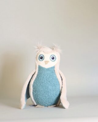 Peluche Ginette La Chouette Beige par la marque Pamplemousse Peluches Pamplemousse Peluches - Peluche Ginette La Chouette Beige