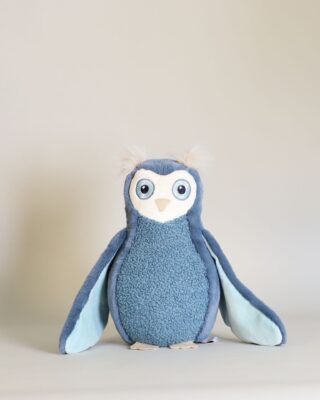 Pamplemousse Peluches - Peluche Ginette La Chouette Bleu