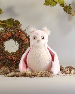 Pamplemousse Peluches - Peluche Ginette La Chouette Rose