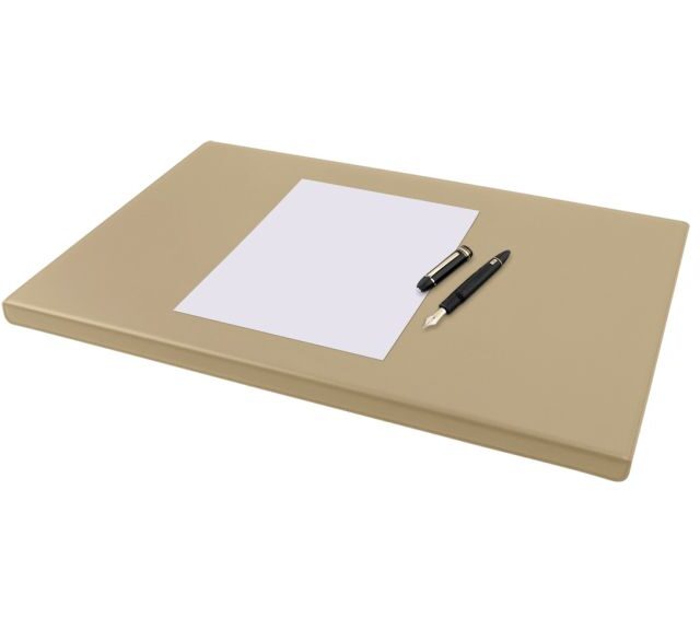 Lavoisier Maroquinier - Coffret à rebord 50cm en cuir beige - COF-600-50