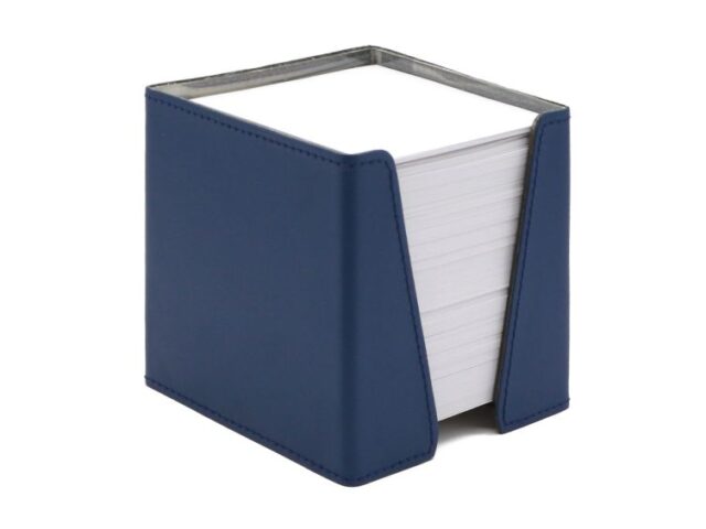 Lavoisier Maroquinier - Coffret à rebord 60cm en cuir bleu - COF-600-60