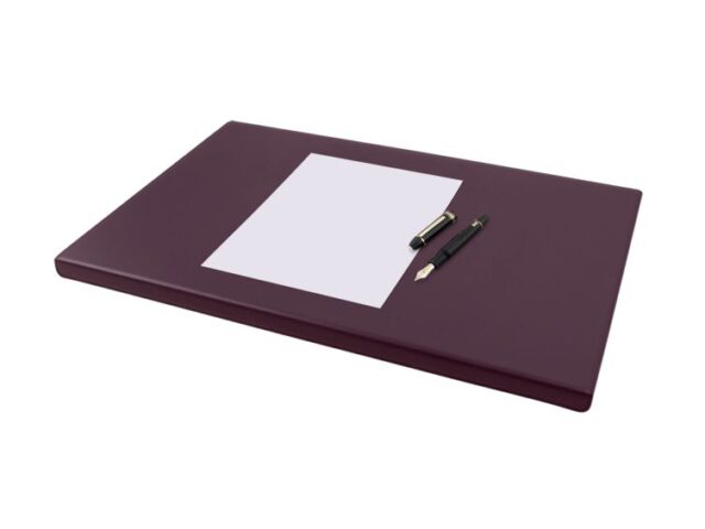 Lavoisier Maroquinier - Coffret à rebord 50cm en cuir bordeaux - COF-600-50