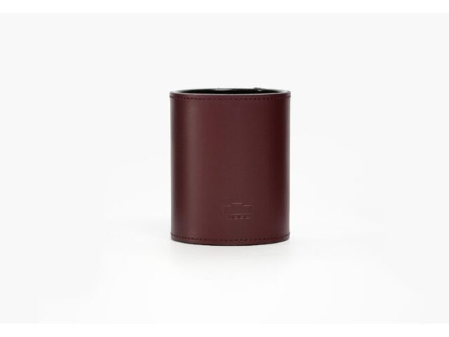 Lavoisier Maroquinier - Coffret à rebord 60cm en cuir bordeaux - COF-600-60