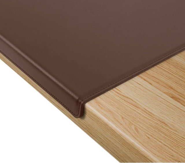 Lavoisier Maroquinier - Coffret à rebord 60cm en cuir marron - COF-600-60