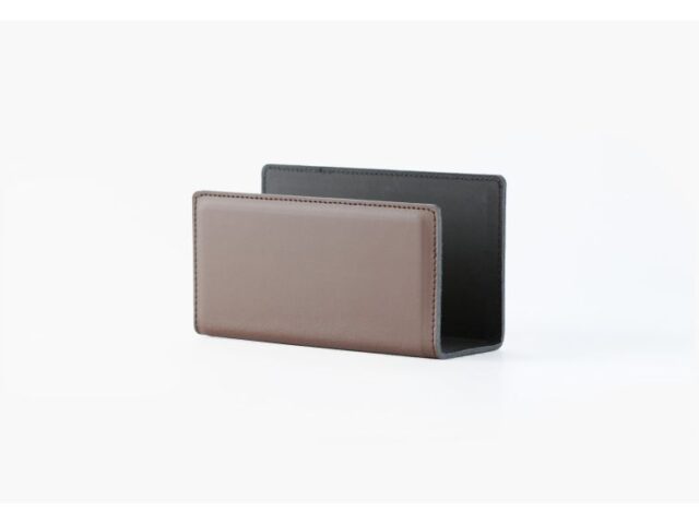 Lavoisier Maroquinier - Coffret à rebord 60cm en cuir marron - COF-600-60