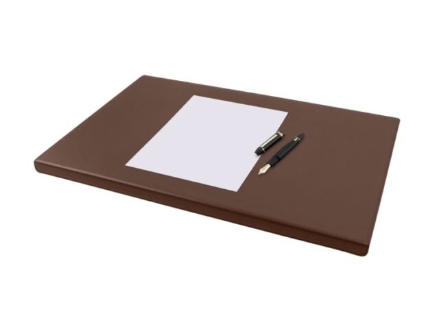 Lavoisier Maroquinier - Coffret à rebord 60cm en cuir marron - COF-600-60