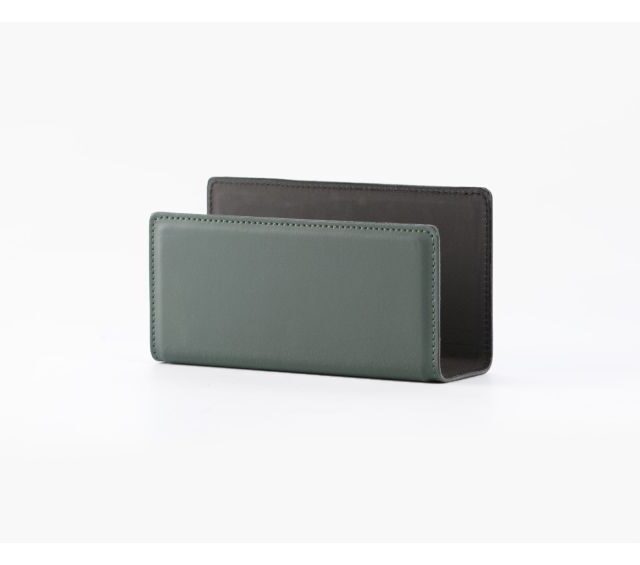 Lavoisier Maroquinier - Coffret à rebord 60cm en cuir vert - COF-600-60