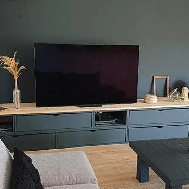 ABC MEUBLES - Cube de rangement bois 100x50 cm