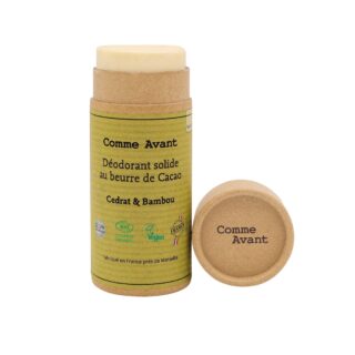 Déodorant solide cédrat & bambou – Version 3 par la marque Comme Avant Comme Avant - Déodorant solide cédrat & bambou – Version 3