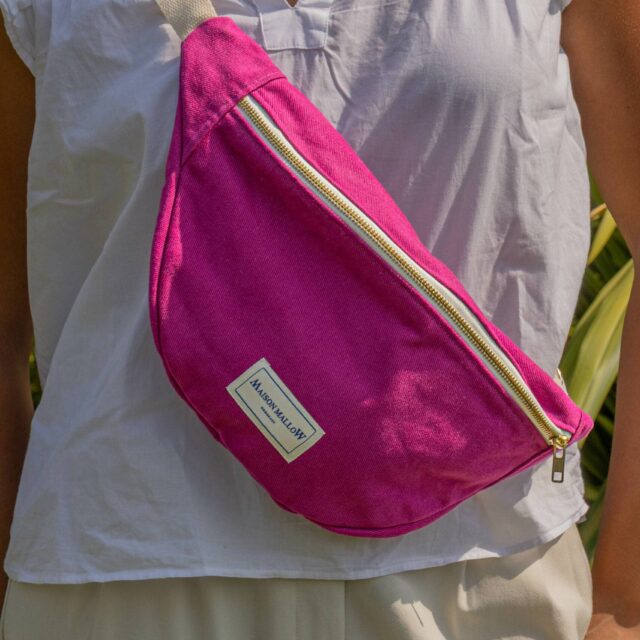 Maison Mallow - Sac Banane Rose Fuchsia