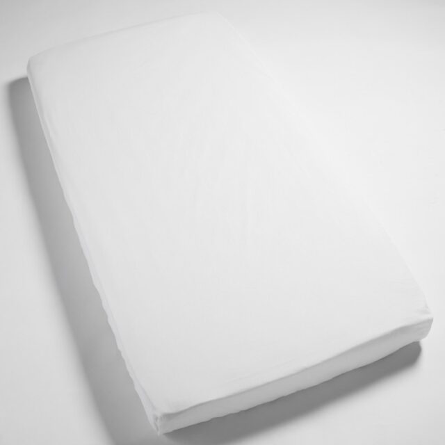 Atelier Morphée - Drap housse blanc rectangulaire