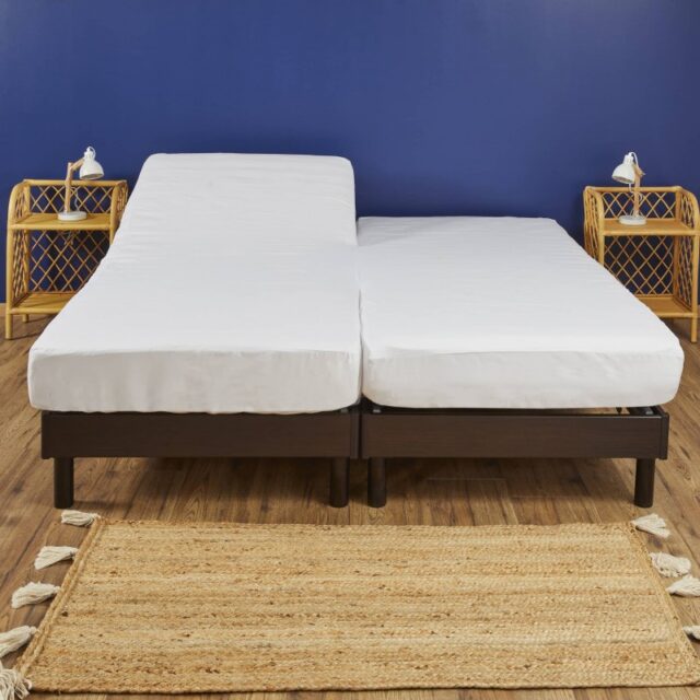 Atelier Morphée - Drap housse bi-tête blanc