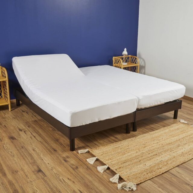 Atelier Morphée - Drap housse bi-tête blanc
