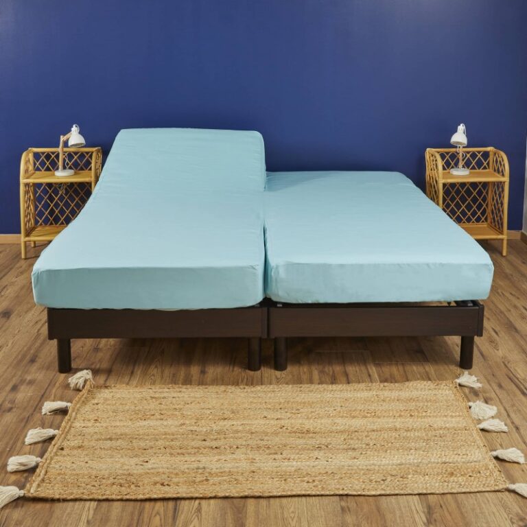 Atelier Morphée - Drap housse bi-tête bleu