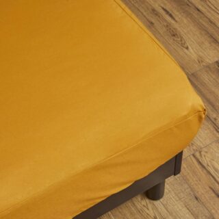 Drap housse bi-tête orange par la marque L’Atelier de Morphée L’Atelier de Morphée - Drap housse bi-tête orange