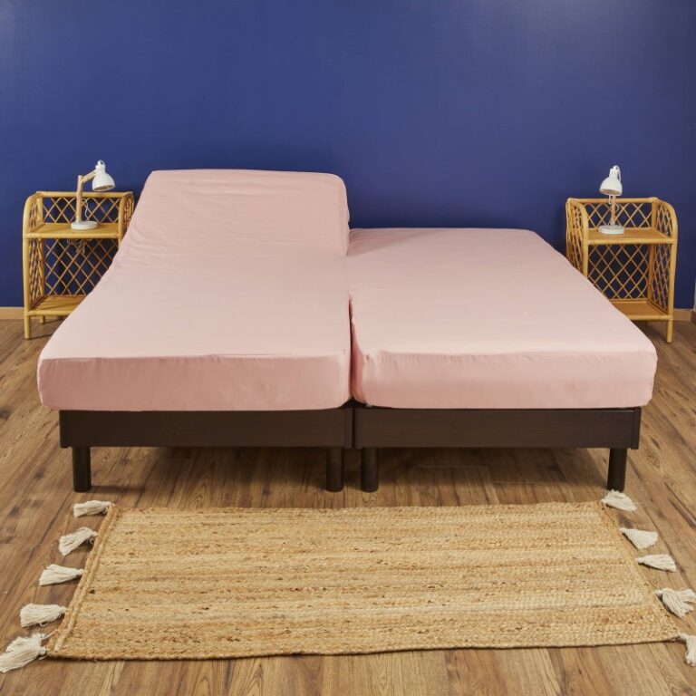 Atelier Morphée - Drap housse bi-tête rose