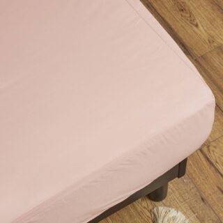 L’Atelier de Morphée - Drap housse bi-tête rose