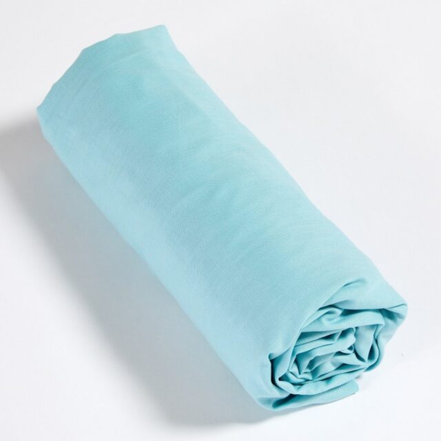 Atelier Morphée - Drap housse bleu pour bébé