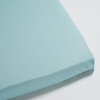 L’Atelier de Morphée - Drap housse bleu pour bébé