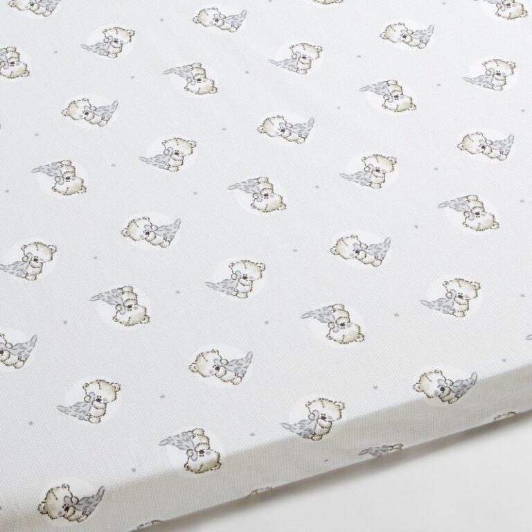 Atelier Morphée - Drap housse enfant à oursons Teddy