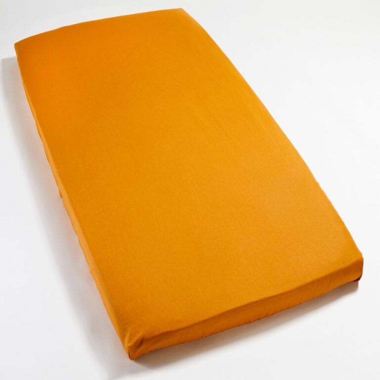 Atelier Morphée - Drap housse Orange pour bébé