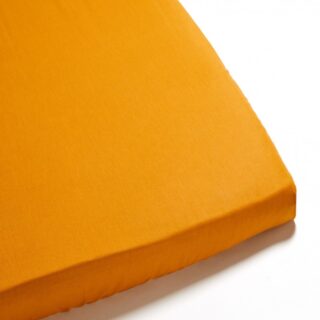 Drap housse Orange pour enfant par la marque L’Atelier de Morphée L’Atelier de Morphée - Drap housse Orange pour enfant