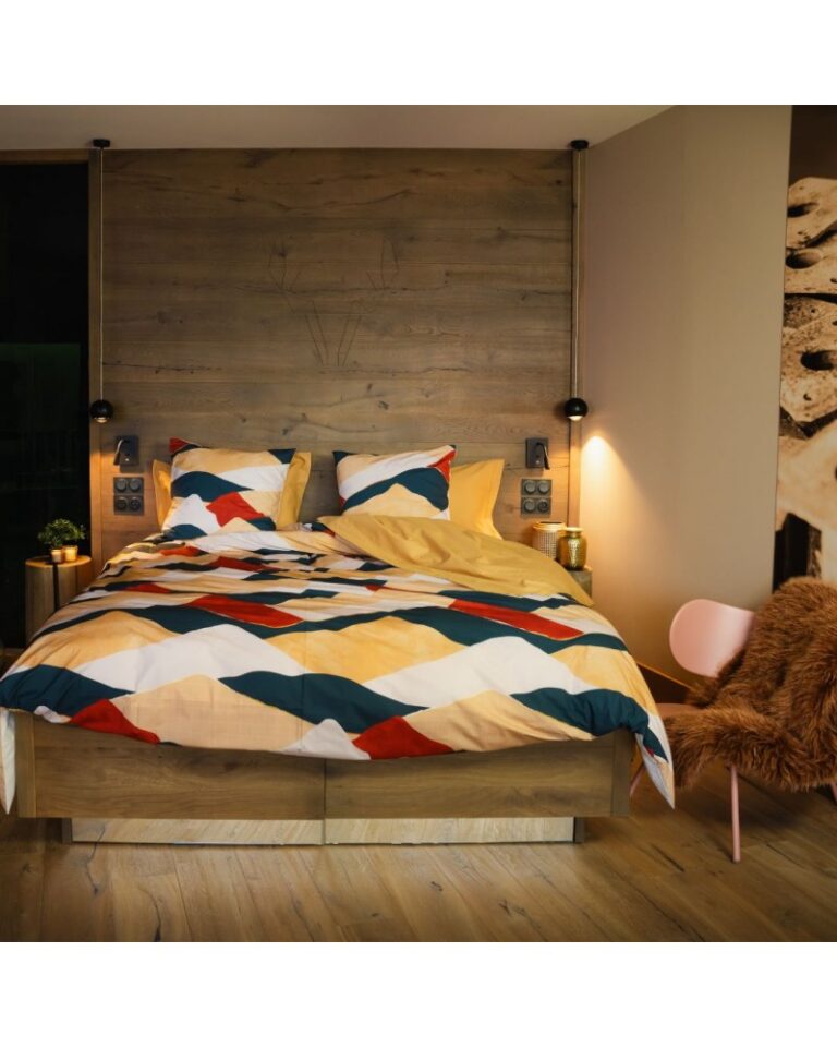 Blanc de Gerardmer - Drap plat imprimé Sommet