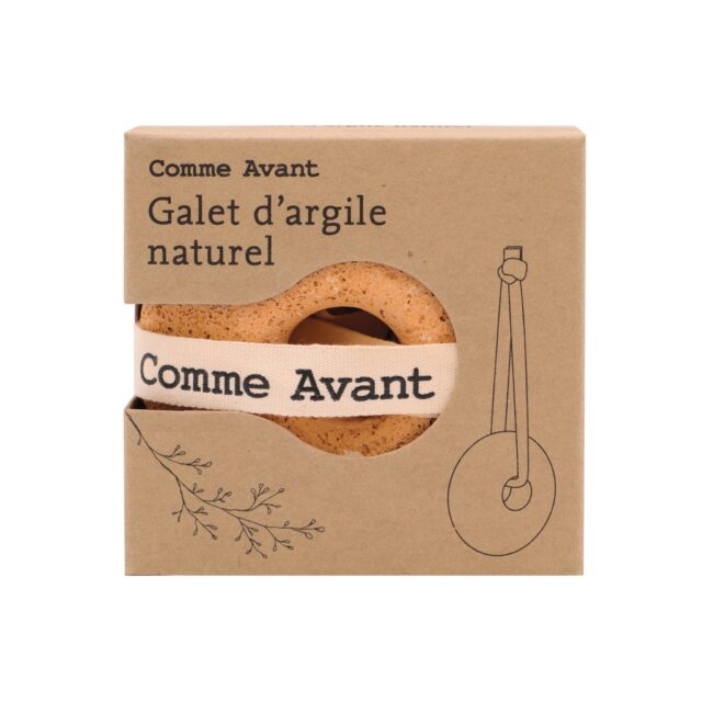Comme Avant - Galet d'Argile Exfoliant Bio - Corps & Visage - Naturel & Artisanal