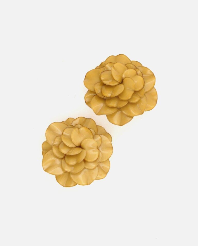 geranium boucles d oreilles chic et tendance Ciléa Paris - Boucles d'oreilles chics courtes Géranium - Maxi