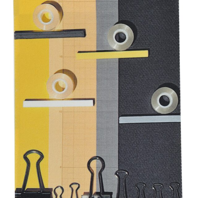 Maron Bouillie - Housse de bloc note La bricole Jaune et noir - Maron Bouillie Paris