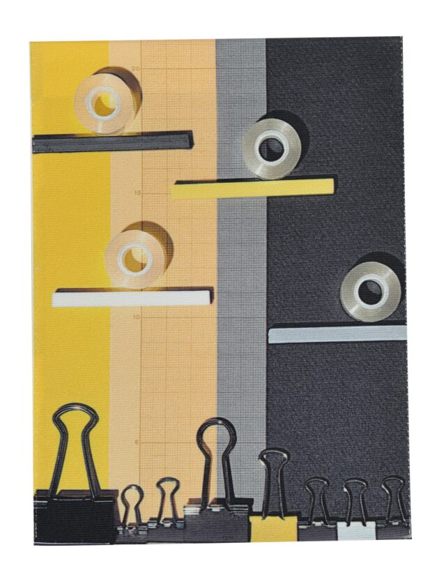 Maron Bouillie - Housse de bloc note La bricole Jaune et noir - Maron Bouillie Paris